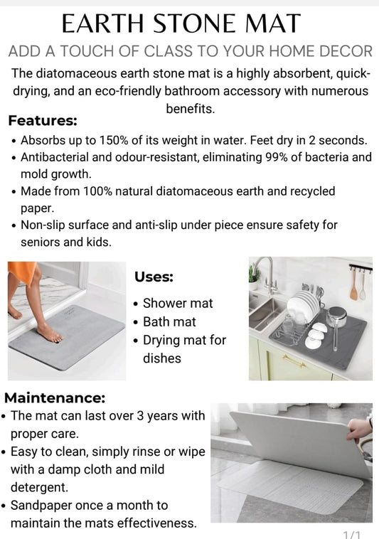 Stone Mat Grey